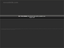 Tablet Screenshot of novusteide.com